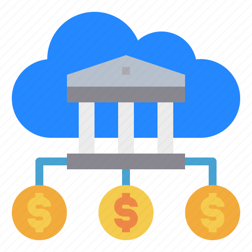 Bank, cloud, money, network icon - Download on Iconfinder