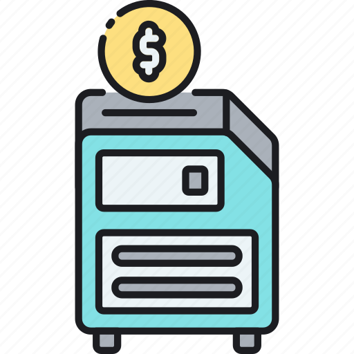 Bank, box, donation, savings icon - Download on Iconfinder