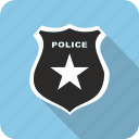 badge, police 