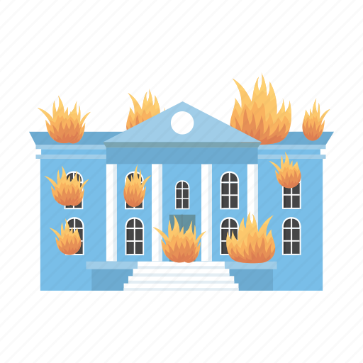Building, fire, flame, house icon - Download on Iconfinder