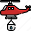 aircraft, chopter, copter, emergency, fire, helicopter, transportation 