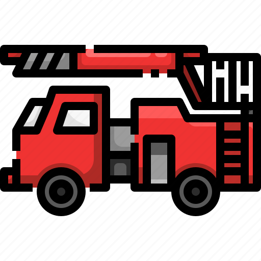 Automobile, emergency, firetruck, security, truck, vehicle icon - Download on Iconfinder