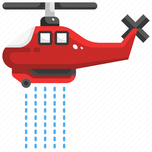 Aircraft, chopter, copter, emergency, fire, helicopter, transportation icon - Download on Iconfinder