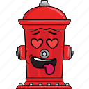 cartoon, emoji, fire, hydrant, smiley