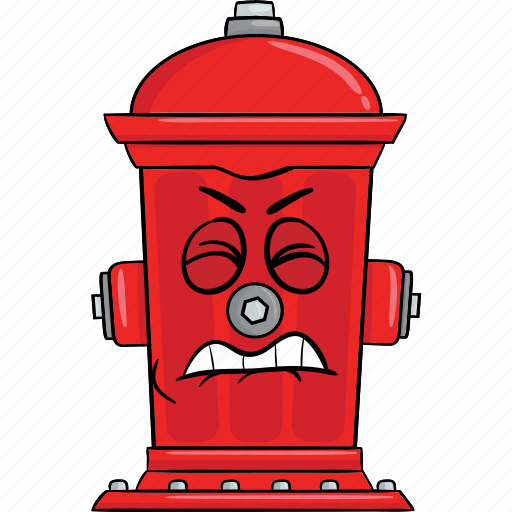Cartoon, emoji, fire, hydrant, smiley icon - Download on Iconfinder