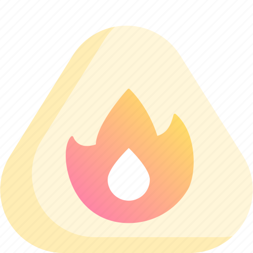 Alert, emergency, fire, flame, flammable, sign, warning icon - Download on Iconfinder