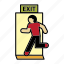 escape, exit, firefighter 
