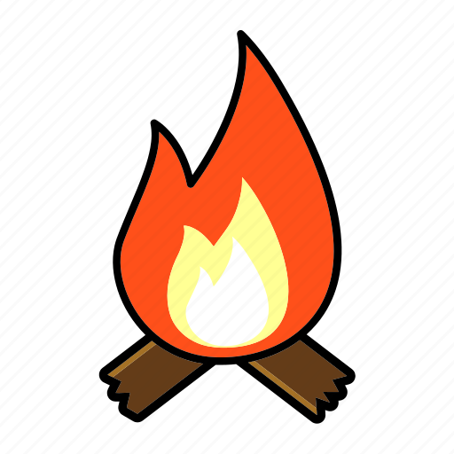Camp fire, fire, firefighter icon - Download on Iconfinder