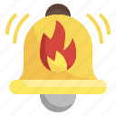 bell, fire, alarm, security, safety