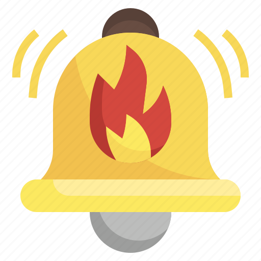 Bell, fire, alarm, security, safety icon - Download on Iconfinder