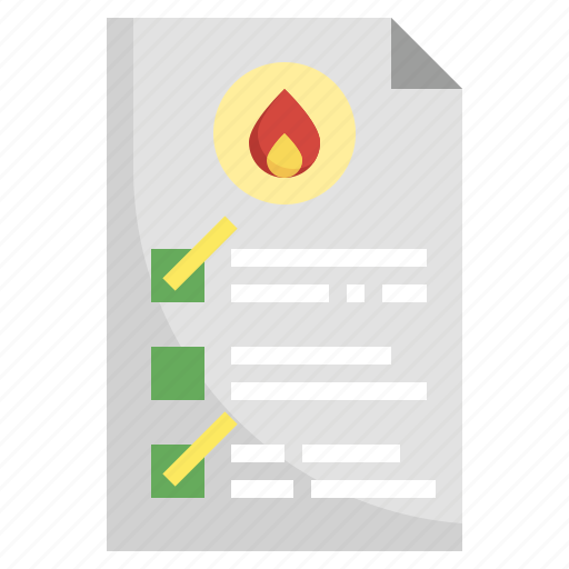 Report, list, firefighter, miscellaneous, checklist icon - Download on Iconfinder