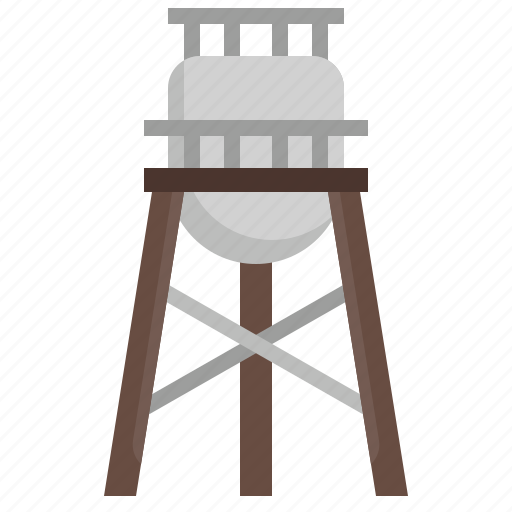 Water, tower, cultures, western, watertower, watering icon - Download on Iconfinder