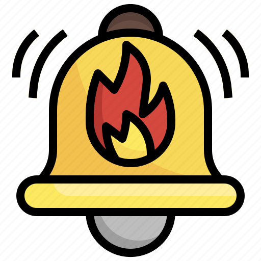 Bell, fire, alarm, security, safety icon - Download on Iconfinder