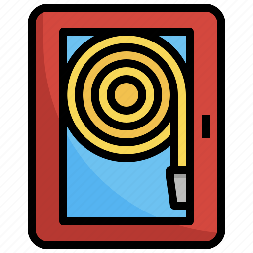 Fire, hose, construction, tools, water icon - Download on Iconfinder