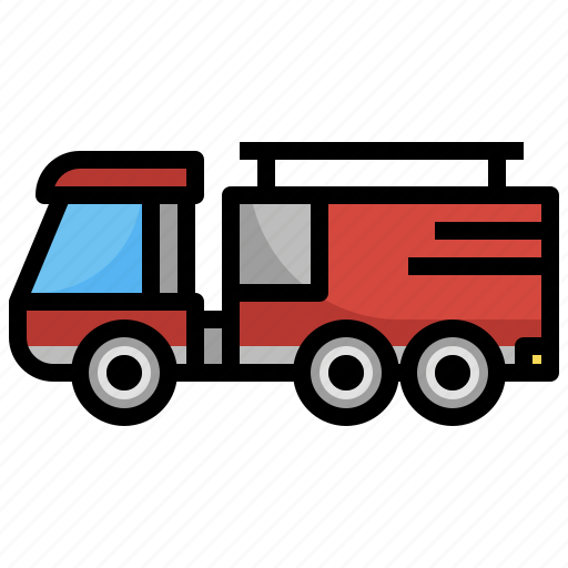 Fire, truck, vehicle, firefighter, car, construction, firefighting icon - Download on Iconfinder