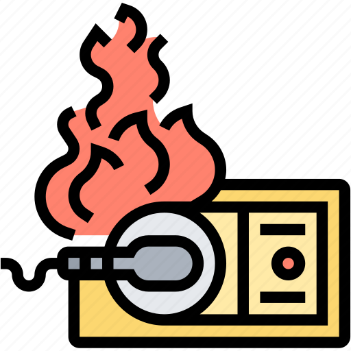 Electrical, fire, burn, emergency, dangerous icon - Download on Iconfinder