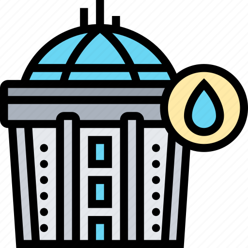 Water, tower, reservoir, supply, industry icon - Download on Iconfinder
