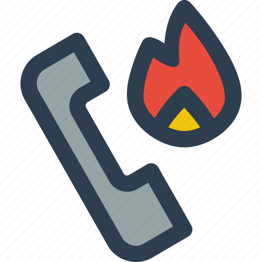 Emergency, call, firefighter icon - Download on Iconfinder