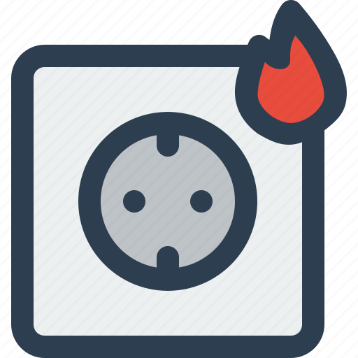 Short, circuit, electrical, fire icon - Download on Iconfinder