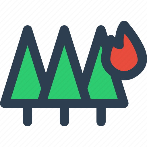 Wildfire, forest, fire, flame icon - Download on Iconfinder