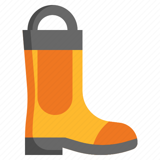 Boots, footwear, accessory, firefighter, uniform icon - Download on Iconfinder