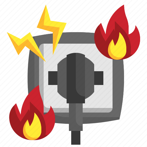 Electricity, plug, power, energy, fire icon - Download on Iconfinder