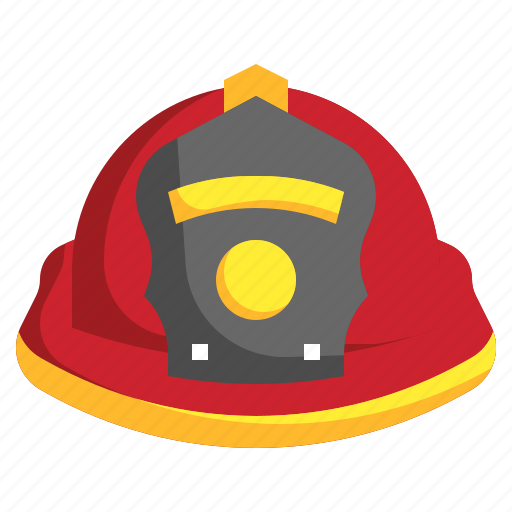 Fireman, helmet, firefighter, fire, hose, working, professions icon - Download on Iconfinder