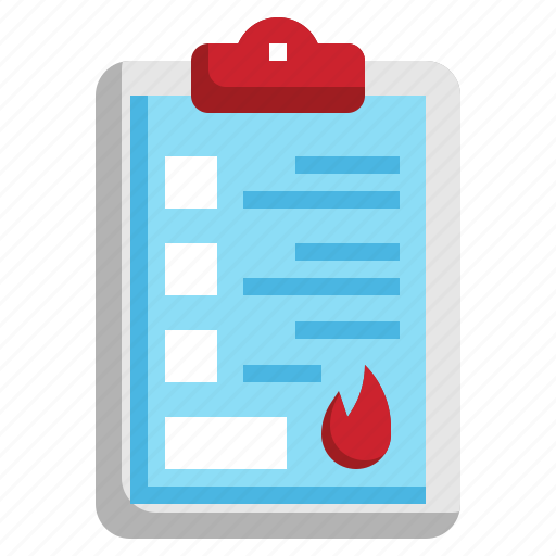 Report, list, firefighter, miscellaneous, checklist icon - Download on Iconfinder