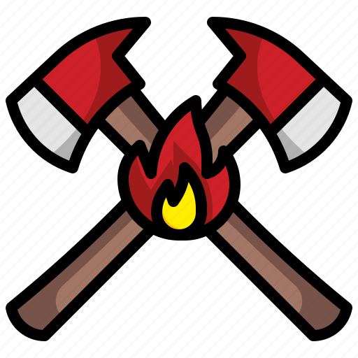 Axes, construction, and, tools, hatchet, weapon, security icon - Download on Iconfinder