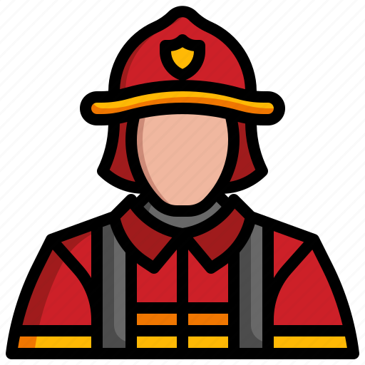Firefighter, job, avatar, profession, occupation icon - Download on Iconfinder