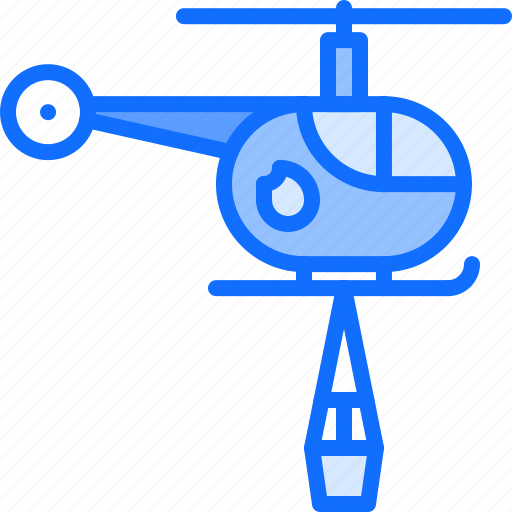 Helicopter, water, fireman, fire icon - Download on Iconfinder