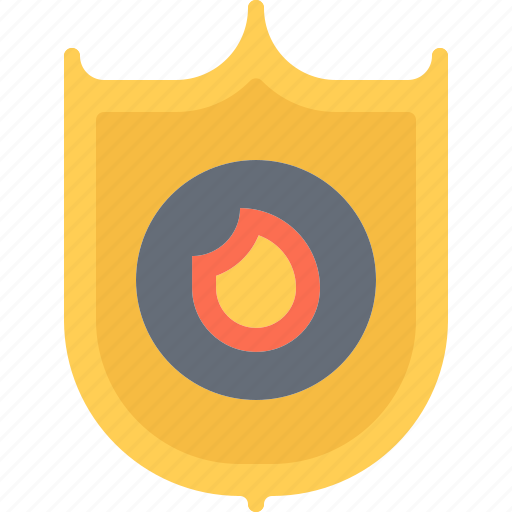 Shield, protection, fireman, fire icon - Download on Iconfinder