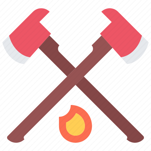 Axe, fireman, fire icon - Download on Iconfinder