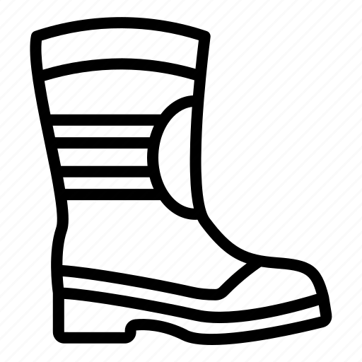 Boot, shoe, security, protection, fashion, foodwear, firefighter icon - Download on Iconfinder