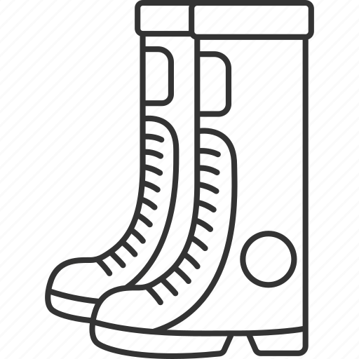 Boots, firefighter, footwear, protection, shoes icon - Download on Iconfinder