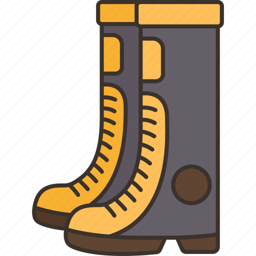 Boots, firefighter, footwear, protection, shoes icon - Download on Iconfinder