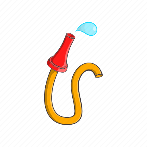 Cartoon, emergency, equipment, fire, hose, sign, water icon - Download on Iconfinder