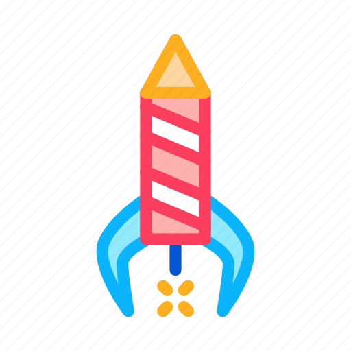 Christmas, festival, firework, flash, lights, pyrotechnic, rocket icon - Download on Iconfinder