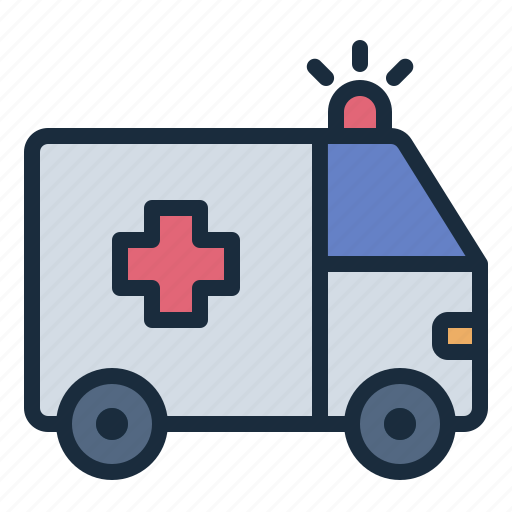 Ambulance, emegency, vehicle, healthcare, medical, first aid icon - Download on Iconfinder