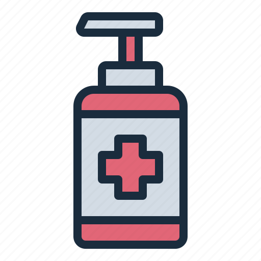 Handsanitizer, sanitizer, clean, hygiene, healthcare, medical, first aid icon - Download on Iconfinder