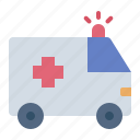 ambulance, emegency, vehicle, healthcare, medical, first aid