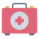 medical, kit, emergency, healthcare, first aid, medical box, first aid kit