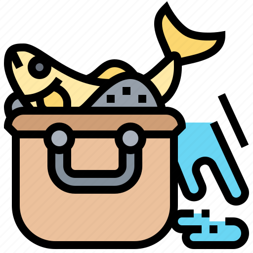 Basket, box, container, equipment, fish icon - Download on Iconfinder