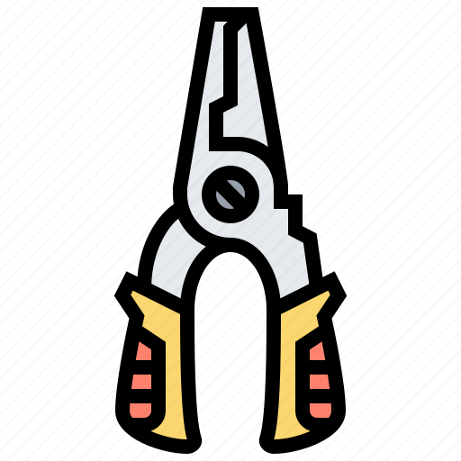 Clamp, clipping, cut, pliers, tool icon - Download on Iconfinder