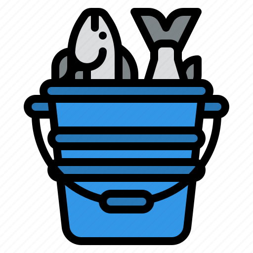 Fish, bucket, fishing icon - Download on Iconfinder