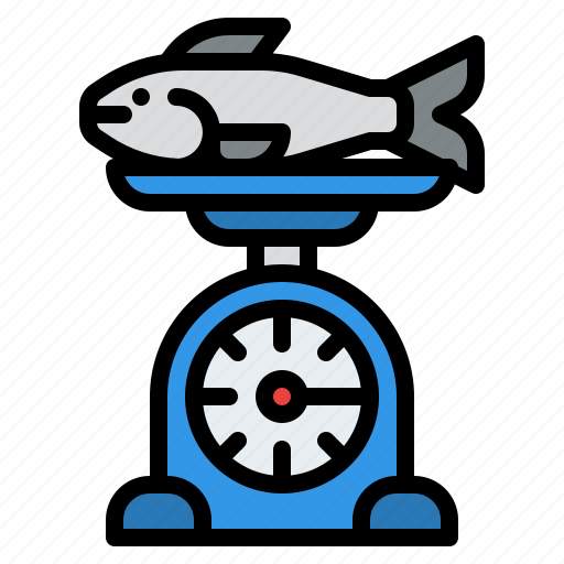 Fish, weighing, machine, scale icon - Download on Iconfinder