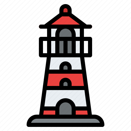 Lighthouse, tower, building, floating, light icon - Download on Iconfinder