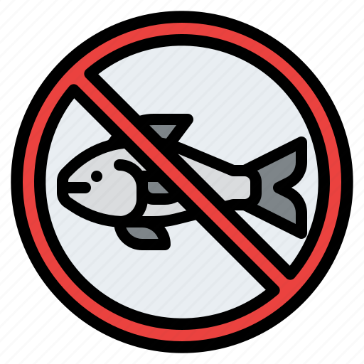 No, fishing, sign, not, allow, area, warning icon - Download on Iconfinder
