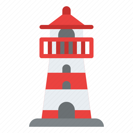 Lighthouse, tower, building, floating, light icon - Download on Iconfinder