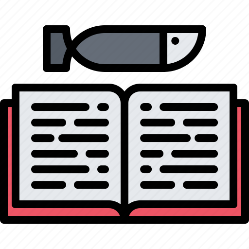 Fish, book, education, information, fisherman, fishing, nature icon - Download on Iconfinder